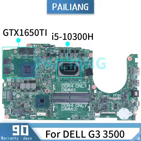 19795-1 For DELL G3 3500 Laptop Motherboard 028HKV 28HKV 0HW9CF 0HN4GN 0H1G65 Notebook Mainboard I5