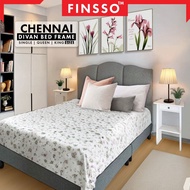 FINSSO Chennai SET Luxury Swiss-Foundation Divan Queen Bed Frame Katil queen + wardrobe (Customize A