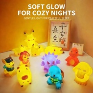 Anime Pokemon Pikachu Night Light Cute Anime Soft Light Bedroom Bedside LED Light Room Decoration Ch