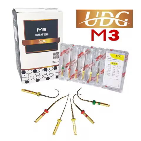 UDG M3 6Pcs/Box Factory Outlet Dental Nickel Titanium Heat Activation Root Canal File Endodontic Rot