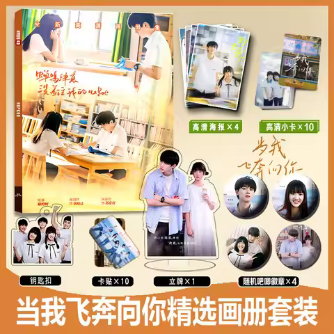 When I Fly Towards You Photobook Album Photo Book Set Pin Posters Photocards Card Sticker Acrylic St