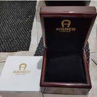 Jam Tangan Aigner Pasangan | Jam Tangan Couple Tali Kulit Aigner Detik