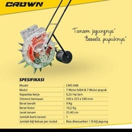 Alat Tanam Jagung dan Pemupuk Merek Crown 2 fungsi