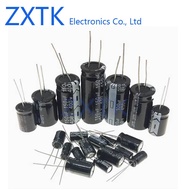 50PCS Aluminum Electrolytic Capacitor 63V 100V 160V 250V 400V 2.2UF/6.8UF/100UF/220UF/33UF/47UF Dire