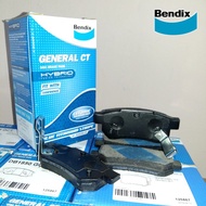 Bendix JAZZ VTEC BRAKE PADS. City 2003-2013. Jazz GE8, DB1163 REAR
