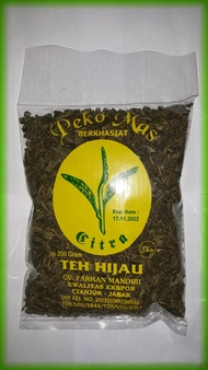 Teh Hijau ASLI / Green Tea / Berkhasiat / Cap Peko Mas / Teh Pelangsing / Teh Hijau Citra / Kwalitas