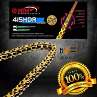 520 415 428 HDR HTM ORING GOLD CHAIN HEAVY DUTY ORING (RANTAI EMAS) MOTORCYCLE ORING CHAIN CLIP CHAIN JOINT