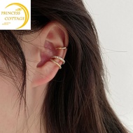 18k saudi gold earrings pawnable legit Row of drill ear clips