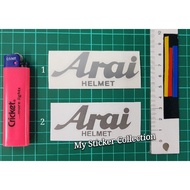Arai Helmet Sticker Cutting &amp; Printing Sparkling Colour #arai #helmets #helmet