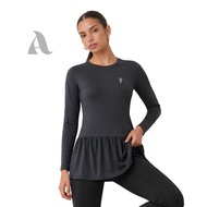 Baju Sukan Muslimah Peplum Plus Size Quick Dry  (M-6XL) Jersi Muslimah Labuh Baggy