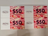 Haagen-Dazs $50面值禮券