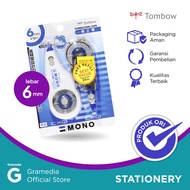 Correction Tape Tombow (CT-CX6CR6) + Free Refill - Blue
