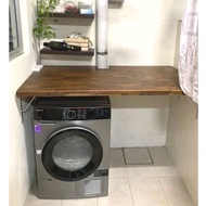 𝗫𝗭 Laundry Room Counter Top Wood Decoration Custom CNC Service Rubber wood Solid wood