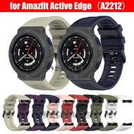 Silicone Strap for Amazfit Active Edge Smart Watch Accessories Soft Replacement Watchband Wristband 