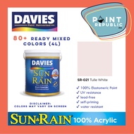 Davies Sun and Rain Elastomeric Waterproofing Paint - Ready Mixed Colors (4L - Gallon Size)