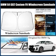 BMW X4 G02 (2018-2025) Custom Fit Windscreen Sunshade Cover