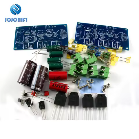 One Pair DIY KITS JLH 1969 Small Class A Power Amplifier Two-Channel with KEC 1047 or ONSEMI NJW0281