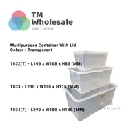 Multipurpose Container With Lid / Bekas Serbaguna Dengan Penutup