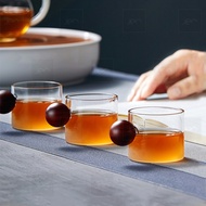 Tea Cup/Glass Cup/ espresso Glass 100ml Wood Handle