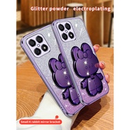 For Honor X8B Case Shockproof Electroplated Back Cover For Honor X8B Stand Phone Casing