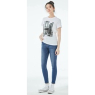 Stretch Slim Jeans-Mid-Low-Waist Jeans Mid-Low-Waist Slim-Fit Trousers