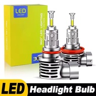 LED Car Light H1H7H11900590069012HB3HB4H1R2 Light 4 Sides Luminous Bulb