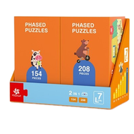 pinwheel - 【6 歲+】幼兒分階段拼圖 Level 7- 城市小鎮 | 2 IN 1 | 兒童聖誕禮物｜生日禮物 | 親子游戲 | 早教益智玩樂 | 平行進口