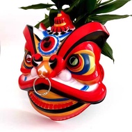 Oriental Lion Mask Lion Awakening Men's Full Face Manual Lion Mask Stage Performance Halloween Chris