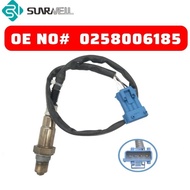 0258006185 Air Fuel Ratio Oxygen O2 Lambda Sensor For Citroen C2 C3 C4 C5 C6 C8 Peugeot 206 207 306 