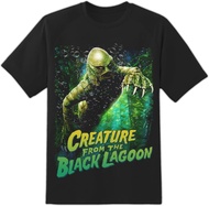 [Cod] Creature From The Black Lagoon Movie Poster Men's T-Shirt Official Universal Monster Tee dzkr1