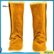 <BBQparty> 40cm Wear-resistant Cowhide Welding Spats Protective Shoes Welders Feet Cover