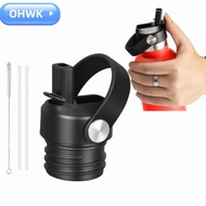 OHWK Hydroflask Lid, Leak Proof Straw Brush Straw Lid, Quality with Straw with Handle Sport Water Bo