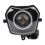 ไฟหน้ามอเตอร์ไซค์ LED แบบ Angel Eye หลากสี ควบคุมผ่านแอพ สำหรับ Fantic XE XM 50 XEF 125 250 XMF 125 