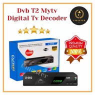 U-002 Dvb T2 Mytv Digital Tv Decoder My Free View HDTV Digital TV Receiver USB Media Player Decoder 
