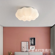 Pumpkin Light Cloud Light Ceiling Light White Cloud Girl Children's Room Bedroom Light Light Room Li