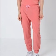Arfi Scrub Jogger สี Winery เเบบขาจั๊ม (เฉพาะเสื้อเฉพาะกางเกง) ชุดสครับทางการเเพทย์ ป้องกันเเบคทีเรี