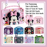 For Samsung Galaxy Tab A8 10.5 2021 S6 Lite 2020 A7 Lite 8.7 Tab A 2019 Case with Pencil Holder for 