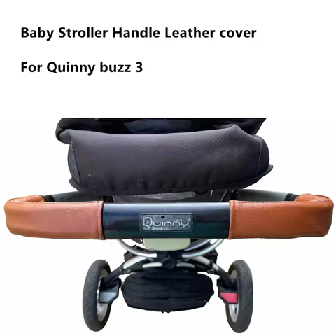 3Sets/Pcs Baby Stroller Bar Leather Covers For Quinny buzz 3 Pram Handle Sleeve Cases Armrest Protec