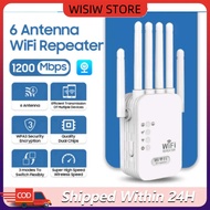 1200 MBPS WIRELESS wifi reapter 6 antenna WIFI EXTENDER SIGNAL AMPLIFIER DUAL-BAND 2.4GHz/5GHz wifi