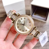 代購新品MICHAEL KORS手錶 MK3880 手錶女生 鑲鑽花朵女錶 小直徑小金錶 時尚百搭通勤女生腕錶 MK手錶