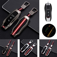 Zinc Alloy Silicone Car Key Fob Case Cover For Porsche Cayenne Macan 918 Carrera