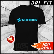 NEW Shimano Logo Bicycle Cycling DRI FIT Microfiber Performance Tee 160 GSM SS Short Sleeve Unisex