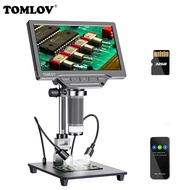 TOMLOV DM201 SE  USB Digital Microscope 7 Inch Large Color LCD Screen Inspection DM201 SE 12MP 1-120
