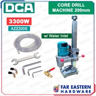 DCA Diamond Core Drill Machine 200mm 3300W w/ Water Inlet AZZ200S