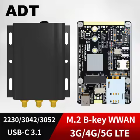 M.2 B-key WWAN 4G LTE 5G Adapter Board USB Type-C Module Unicom Mobile EM7455 SIM8262E-M2 EM7565 RM5