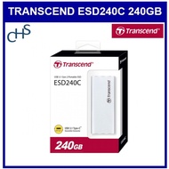 Transcend ESD240C Portable Solid State Drive USB 3.1 Type C 240GB TS240GESD240C 3 Years Sg Warranty