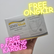 Masker SENSI MASK DUCKBILL 4-Ply Face Mask BOX Isi 50 Pcs ORIGINAL