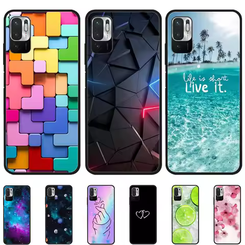 For Redmi Note 10 JE Case for Redmi Note 10 JE Funda Soft Silicone Phone Case For Xiaomi Redmi Redmi