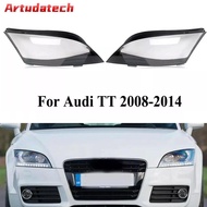 Artudatech 2PCS Headlight Headlamp Lens Cover Shell For AUDI TT 2008-2014