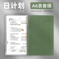 2026 Year Planner Time Management Efficiency Manual Punch Clock Daily Plan Notebook Work Log Diary B